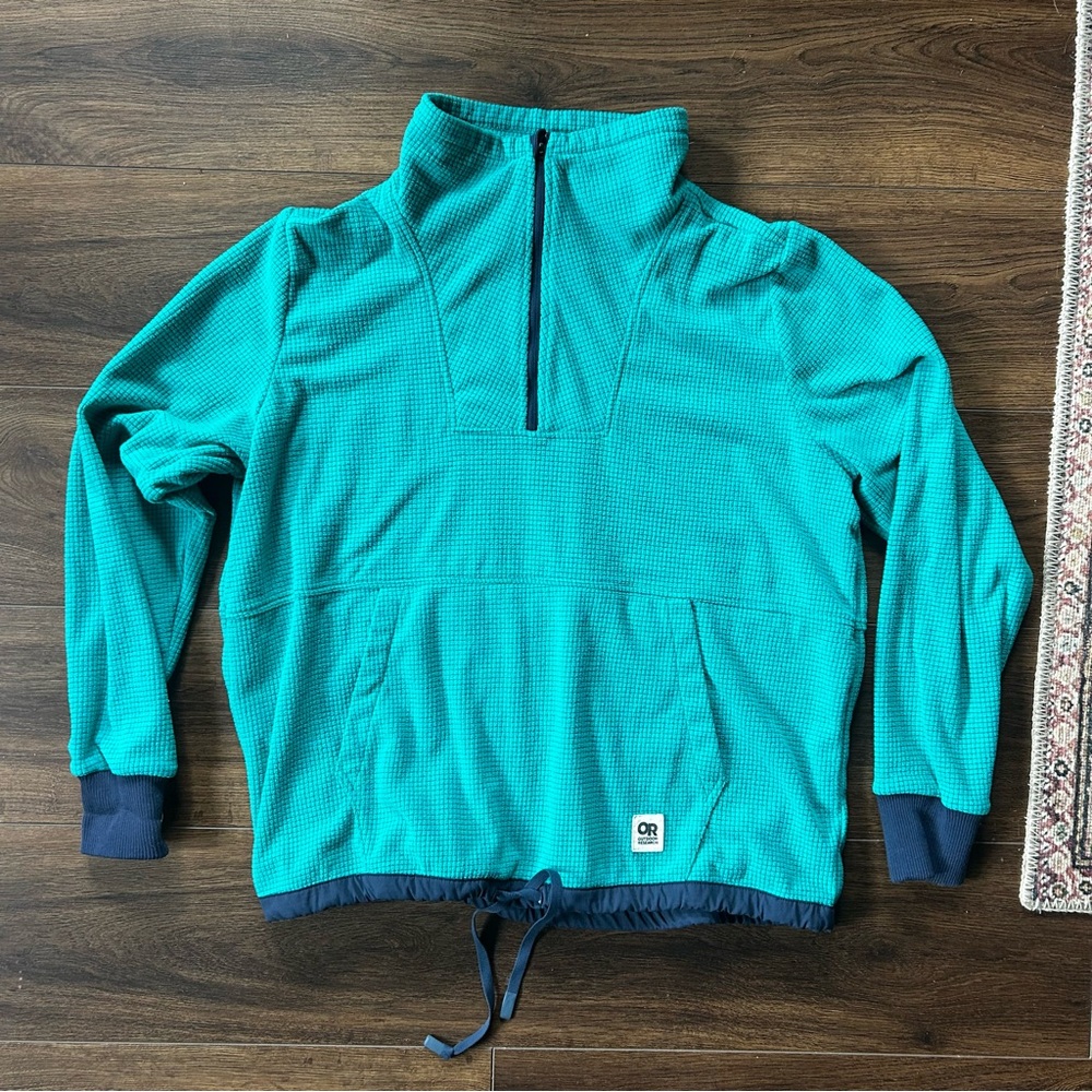 Outdoor Research Trail Mix Quarter Zip Pullover - women’s size large